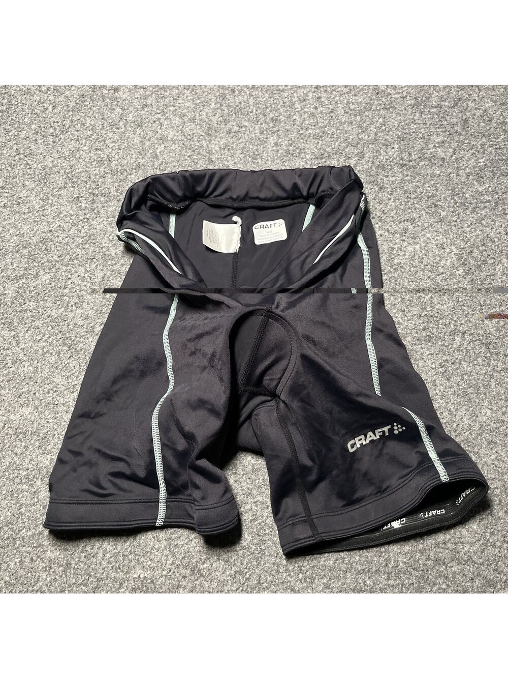 Craft Cycling Shorts Adult Medium Black Nylon Blend Padded Stretch
